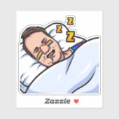 Sticker JoeMLyman Zzz (Feuille)