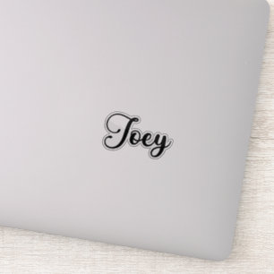 Sticker Joey Name - Calligraphie manuscrite