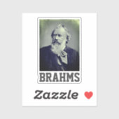 Sticker Johannes Brahms (1889) (Feuille)