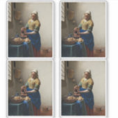 Sticker Johannes Vermeer, Milkmaid (Devant)