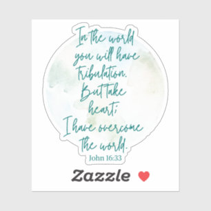 Sticker John 16:33