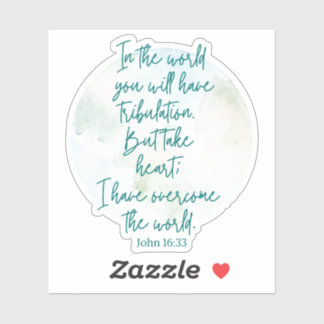 Sticker John 16:33