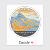 Sticker John Day Fossil Beds National Monument Oregon (Feuille)