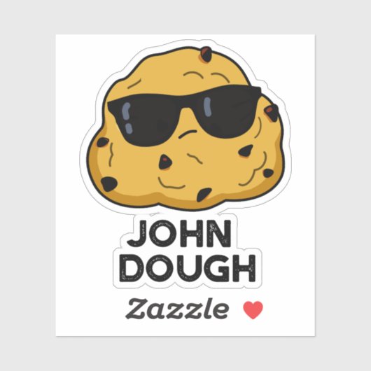 Sticker John Dough Funny Pun de cuisson (Feuille)