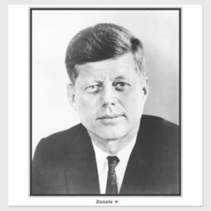 Sticker John Jack Kennedy Maison Blanche présidentielle am