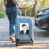 Sticker John Jack Kennedy Maison Blanche présidentielle am (Valise Insitu)