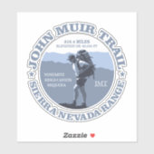 Sticker John Muir Trail (BG) (Feuille)
