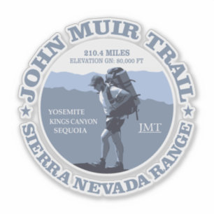 Sticker John Muir Trail (BG)