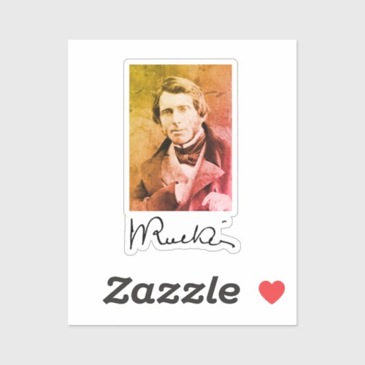 Sticker John Ruskin (Feuille)