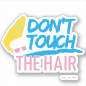 Sticker Johnny Bravo - Ne touchez pas le graphique des che (Devant)