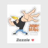 Sticker Johnny Bravo Pose Iconique (Feuille)