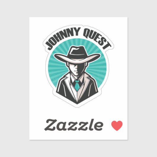 Sticker Johnny Quest (Feuille)