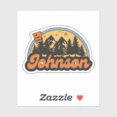 Sticker Johnson, Arkansas (Feuille)