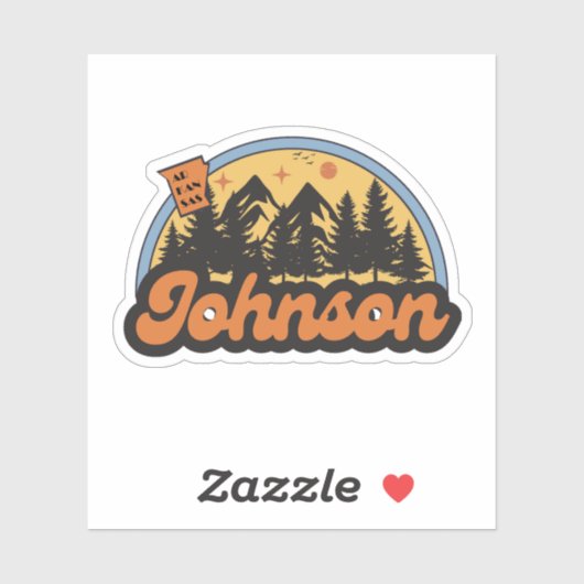 Sticker Johnson, Arkansas (Feuille)