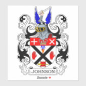 Sticker Johnson Family Crest (Feuille)