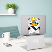 Sticker Johnson Family Crest (Ordinateur portable sur le bureau)