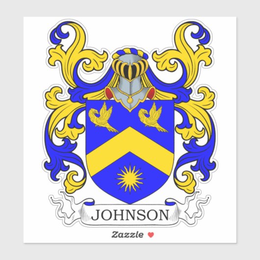Sticker Johnson Family Crest (Feuille)