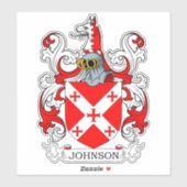 Sticker Johnson Family Crest (Feuille)