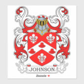 Sticker Johnson Family Crest (Feuille)