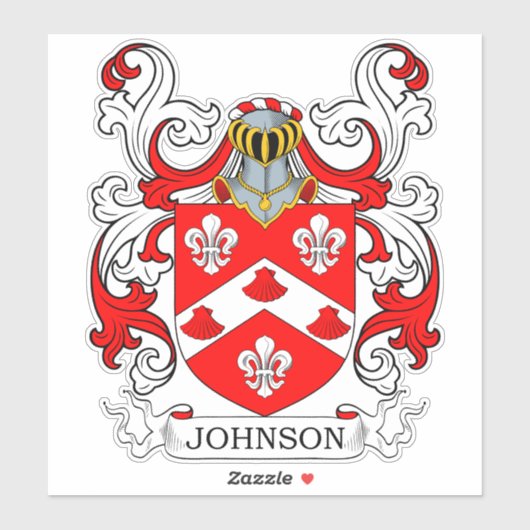 Sticker Johnson Family Crest (Feuille)