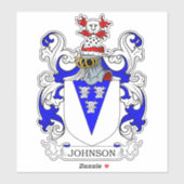 Sticker Johnson Family Crest (Feuille)