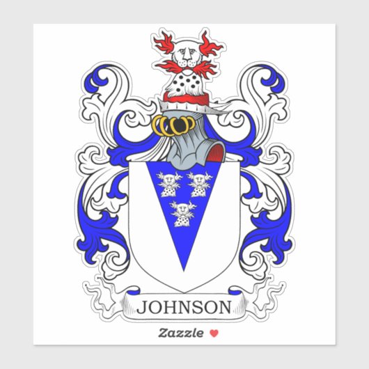 Sticker Johnson Family Crest (Feuille)