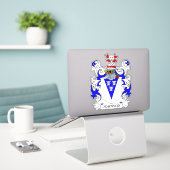 Sticker Johnson Family Crest (Ordinateur portable sur le bureau)