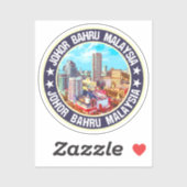 Sticker Johor Bahru (Feuille)