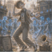 Sticker Joie / Danseuse de swing / Square Central (Devant)