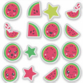 Sticker Joie de pastèque (Devant)