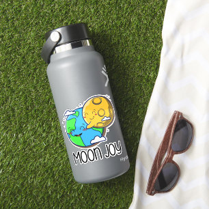 Sticker Joie Lunaire Terre et Lune Câlin Mignon