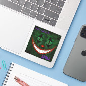 Sticker Joker Cheshire (Ordinateur portable avec iPhone)