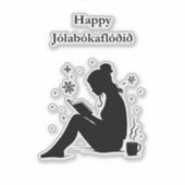 Sticker Jolabokaflod - Islande Livre Flood (Devant)