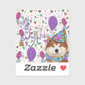 STICKER JOLI ANNIVERSAIRE (Feuille)