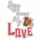 Sticker joli anniversaire (Devant)