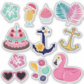 Sticker Joli Anniversaire Nautique (Devant)