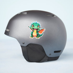 Sticker Joli bébé dragon personnage de dessin animé