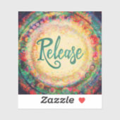 Sticker Joli Boho Floral Inspiration Libération Inspirivit (Feuille)