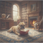 Sticker Joli Bouledogue Français (Devant)