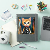 Sticker Joli chat de dessin animé (Couverture iPad)