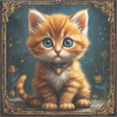 Sticker Joli chat de dessin animé (Recto)