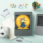 Sticker Joli chat de dessin animé (Couverture iPad)