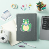 Sticker Joli chat d'Halloween (Couverture iPad)