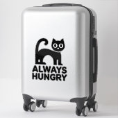 Sticker Joli chat noir (Sur valise)