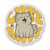 Sticker JOLI CHATON Petit, 3,2 cm (1,25") (Devant)