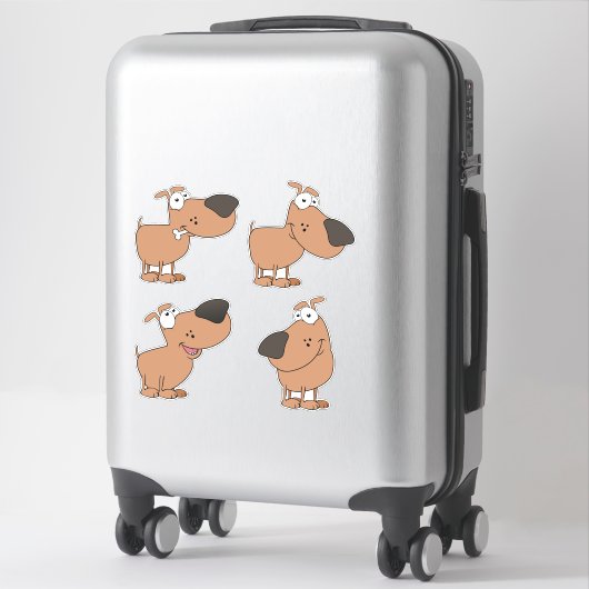 Sticker Joli chiot (Sur valise)