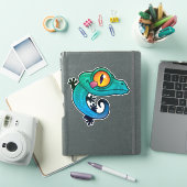 Sticker Joli dessin coloré Gecko (Couverture iPad)