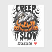 Sticker Joli Halloween Sloth (Feuille)