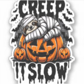 Sticker Joli Halloween Sloth (Devant)