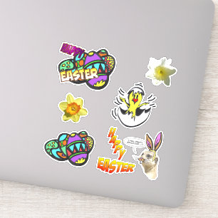 Sticker Joli jeu d'autocollants de Pâques